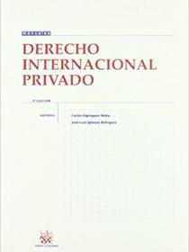 DERECHO INTERNACIONAL PRIVADO 3ª Edición