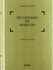 DICCIONARIO DE DERECHO. 4ª EDICIÓN REVISADA