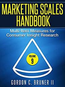 MARKETING SCALES HANDBOOK VOLUME 9 MULTI-ITEM MEASURES FOR CONSUMER INSIGHT RESEARCH