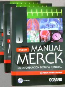 MANUAL MERCK DE INFORMACION MEDICA GENERAL   3 TOMOS INCLUYE CD ROM