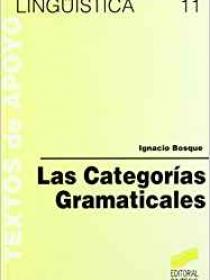 LAS CATEGORIAS GRAMATICALES